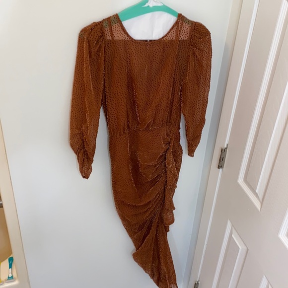 ASTR the Label Samara Dress in Ginger - Picture 3 of 6